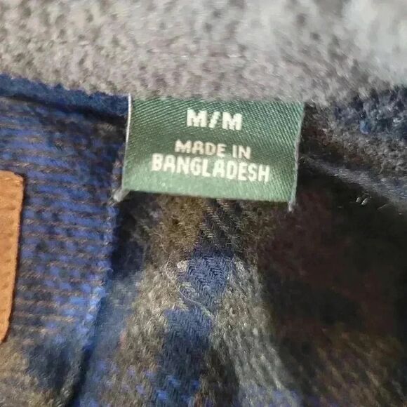 Orvis Men's Gray/Blue Cotton Plaid Jacket - Picture 6 of 12